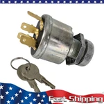Key Ignition Switch For Ezgo Golf Cart 4 Terminal 81+ Gas Electric Us 33639-G01. Fixed Price $11.85.