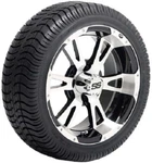 Set (4) Itp 14 Ss Sti Hd Aluminum Alloy Golf Cart Gem Nev Rim Wheels & Tires. Fixed Price $739.00.