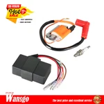 For Yamaha Golf Cart Ignition Coil Cdi Box Spark Plug 1979-86 J10-85540-20-00. Fixed Price $16.92.
