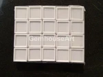 240 Pcs 3 Cm White Display Plastic Box Storage For Gems. Fixed Price $55.00.