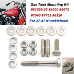 61605-36 Gas Tank Mounting Kit For Harley Knucklehead Panhead Shovelhead Fl Fx. Fixed Price $14.45.