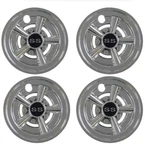 4-PCS Ss Golf Cart Wheel Cover Chrome Hub Cap -fits: Ezgo, Club ,yamaha. Fixed Price $35.00.