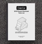 2018 Gas & Electric Service Parts Manual Onward Club Car Eric EX-40 P053441. Fixed Price $37.00.