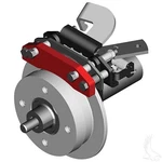 Rear Disc Brake Kit BRK202 Oem For Ezgo Txt Electric Golf Cart 1996 Up Red Hawk. Fixed Price $801.80.