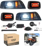 Deluxe Golf Cart Led Headlight Tail Kit For Ezgo Txt (12V-48V) 1995-2015. Fixed Price $172.99.