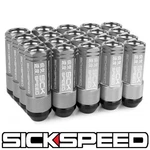 Sickspeed 20PC Polished Aluminum Extended 50MM Lug Nuts Wheel 1/2X20 L22. Fixed Price $99.95.