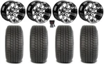 Lsi Casino 12" Golf Wheels Machined 205X30 Deli Tires Yamaha. Fixed Price $553.40.