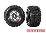 Traxxas Maxx 2.8" Chrome Wheels & Sledgehammer Tires (2) (8979A). Fixed Price $69.95.
