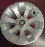 Used Yamaha Golf Cart Hubcaps / Wheel Covers For 8" Tire Silver Single. Fixed Price $12.00.