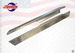 Polished Aluminum Diamond Plate Rocker Panel For Ezgo Txt Golf Cart 1996-2013. Fixed Price $49.00.