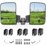 Golf Cart No Drilling, Side Rear View Mirrors For Yamaha Ezgo Club. Fixed Price $24.99.