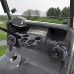 Speaker Pod Set Of Black Abs For Ezgo Rxv Golf Cart - Fits 2008 And Up. Fixed Price $95.99.