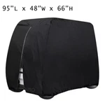 Black Waterproof Golf Cart Storage Cover 2 Passenger For Ezgo Club Yamaha. Fixed Price $41.39.