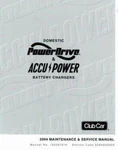 2004 Club Car Domestic Drive And Accupower Battery Charger Service Manu.... Fixed Price $53.89.