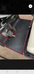 Xtreme Mats Full-coverage Golf Cart Floor Yamaha DRIVE2 2017+ Black/red. Fixed Price $90.00.