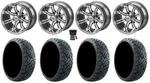 Lsi Casino 12" Golf Wheels Gunmetal 215X40 Maverick Tires Yamaha. Fixed Price $705.52.