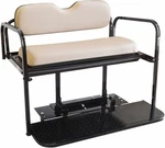 Yamaha DRIVE2 Golf Cart Flip Folding Rear Back Seat Kit Oem Stone Grey Cushions. Fixed Price $349.99.