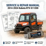 Kubota RTV-X1120D 2019 2020 2021 2022 2023 Service Repair Workshop Manual On Usb. Fixed Price $23.99.