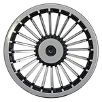 Wheel Cover For E-z-go 19241G1, 31428G1 8" Turbine Black/silver; CAP-0002. Fixed Price $15.40.