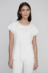 Coco Y Club 4025 Size Xl Off-white Short Sleeve Knit Top Original Price 63.00. Fixed Price $50.43.