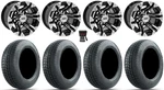 Gtw Specter 10" Golf Wheels Machined 205X65 Fusion S/r Tires E-z-go & Club Car. Fixed Price $599.08.
