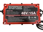 Tensions 48VOLT 15 Amp Golf Cart Battery Charger. Automatic Shutoff. Fixed Price $75.00.