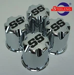 Golf Cart Utv Atv Wheel Rim 'ss' Chrome Center Caps (set Of 4). Fixed Price $24.99.