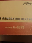 Golf Cart Drive Belt And Starter Generator Kit Model G-0098. Fixed Price $15.00.