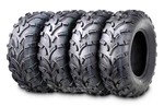 SET4 Atv Tires 26X8-12 26X10-12 For 16-17 Yamaha Wolverine R-spec/ Grizzly Eps. Fixed Price $387.24.