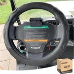 Golf Cart Steering Wheel Cover 14" For Yamaha Club Ds Precedent, Pu Leather. Fixed Price $23.99.