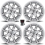 Fairway Alloys 12" Shift Machined Golf Cart Wheels/rims Yamaha. Fixed Price $309.24.