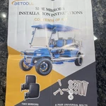 Betooll HW9008 Golf Cart Folding Side View Mirrors For Club Car, Ezgo,. Fixed Price $23.95.