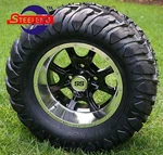 Golf Cart Ghost Wheels/rims And 22"X11"-12" At/mt Dot Tires (4). Fixed Price $619.00.