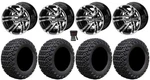 Lsi Epic 10" Golf Wheels Machined 22" X-trail Tires E-z-go & Club Car. Fixed Price $607.72.