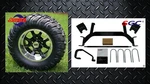 Ezgo Txt Gas Golf Cart 6" Lift Kit + 12" Wheels And 23" All Terrain Tires. Fixed Price $729.00.