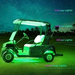 Kemimoto 12PCS Million Colors Golf Cart Underglow Led Strip Light Kit 12V New. Fixed Price $149.99.