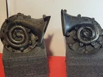 Vintage Sparton Automobile Lo & Hi 12 Volt Snail Horns Model Sa (set Of 2). Fixed Price $79.99.
