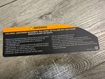 Club Rollover Warning Decal Sticker Genuine Oem Golf Cart 102519301. Fixed Price $10.95.