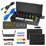 6 Gang Wireless On/off Switch Panel Toggle Led Light Circuit Relay System Kit. Fixed Price $76.99.