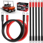 7PCS Gauge Pure Copper Battery Cables For Club Car Precedent Ds 1994-UP 36V 48. Fixed Price $49.74.
