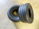 Two New 18X8.50-8 Air-loc Golf Cart Sawtooth Tread Tires 4 Ply Tl 18X8.5-8. Fixed Price $80.00.