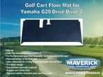 Black Golf Cart Floor Mat Fits Yamaha G29/DRIVE/DRIVE. Fixed Price $20.00.
