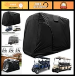Golf Cart Cover 2/4/6 Passenger All-weather Uv Windproof Buckle Fit Club. Fixed Price $140.99.