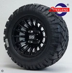 Golf Cart Black 'medusa' Wheels/rims And 18"X9"-10" Dot Stinger A/t Tires. Fixed Price $429.00.