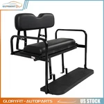 Rear Flip Seat Kit Fits Ezgo Golf Cart Txt Model (1994.5 & Up - Black Cushions. Fixed Price $313.73.