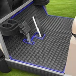 Golf Cart Mat Club Ds Floor Liner Cube Design Fits 1982-2013 Blue Trim. Fixed Price $98.21.