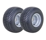 Wanda Golf Cart Tire Assembly 215/60-8 4-PLY Silver Rim Lugs On 4.5". Fixed Price $128.39.