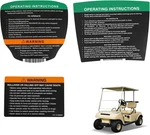 Golf Cart Steering Wheel Sticker/dashboard Decal Suitable For Club Ds Electr. Fixed Price $28.49.
