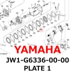 New Yamaha Genuine Ydre YDRA3 YTF1 Plate JW1-G6336-00-00. Fixed Price $156.99.
