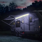 Recpro 12 Led Rv Awning Party Light Kit White W/ Mounting Channel, Black Pcb. Fixed Price $51.95.